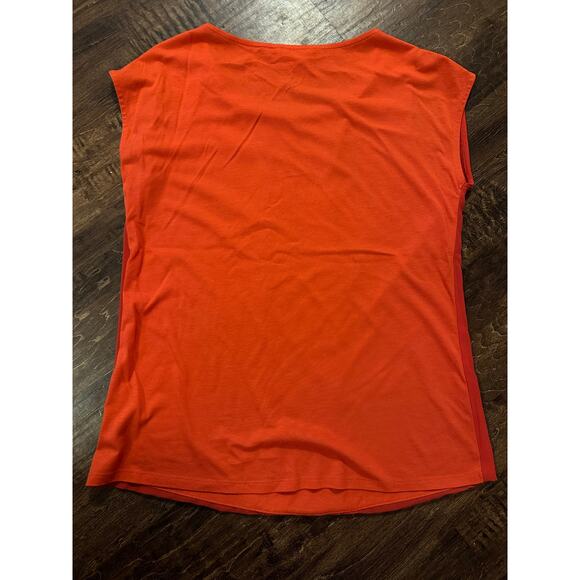 Boden red pleated front blouse US size 4 - Picture 3 of 3